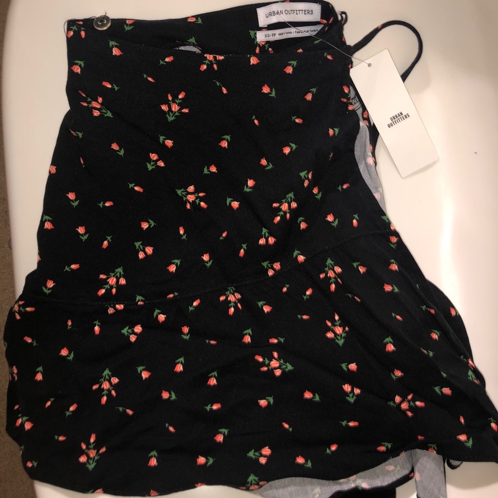 UO mini wrap around skirt